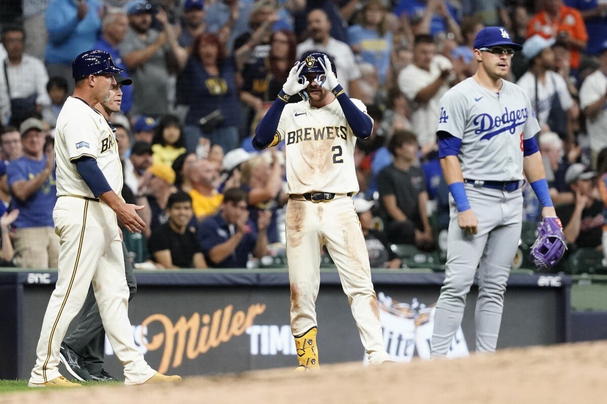 Brewers gewinnen mit 5-4, um eine 3-Spiel-Pechsträhne zu beenden und die 5-Spiel-Gewinnserie der Dodgers zu beenden