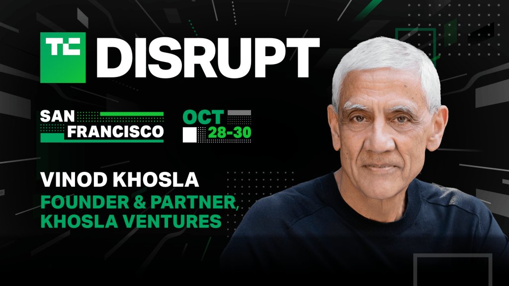 Vinod Khosla kommt zur Disrupt, um zu diskutieren, wie KI die Zukunft verändern könnte