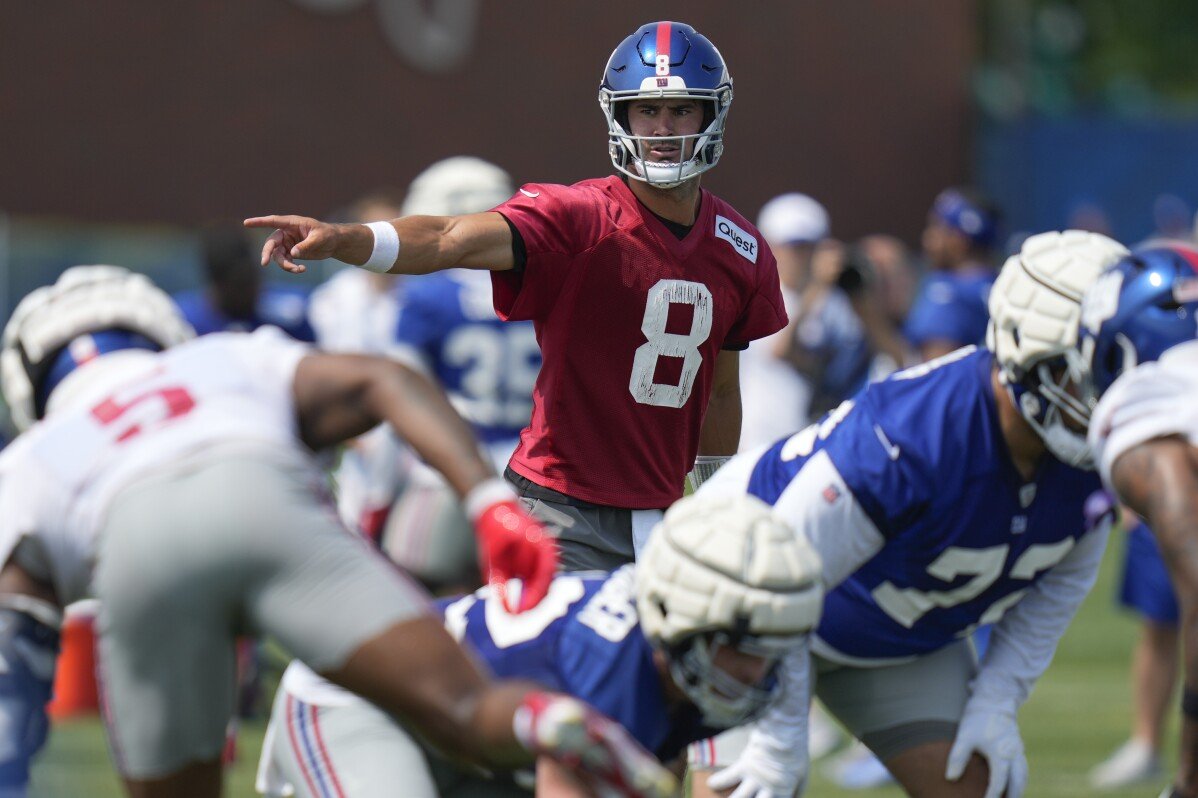 Riesen-Quarterback Daniel Jones ist bereit, gegen die Texans zu spielen